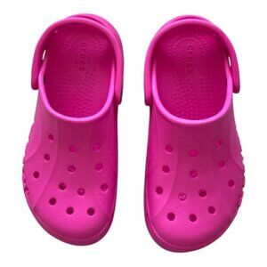 Crocs Baya Platform Clogs Women's Size 4 Electric Pink NWT